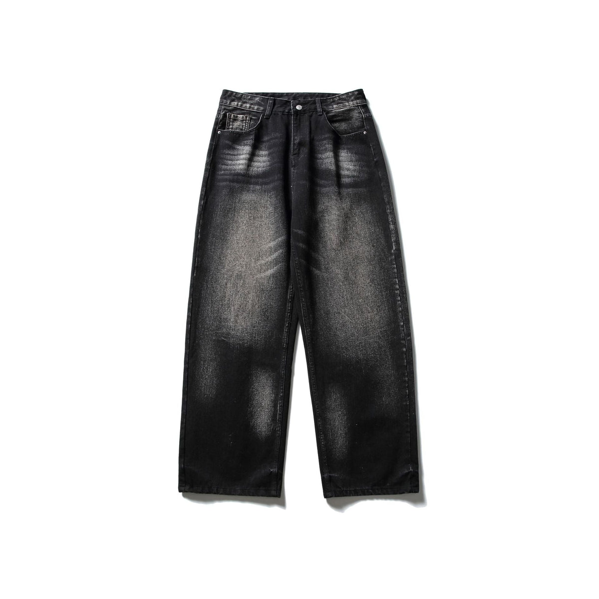 Denim Pants Men Loose Straight Leg Wide Leg Long Pants